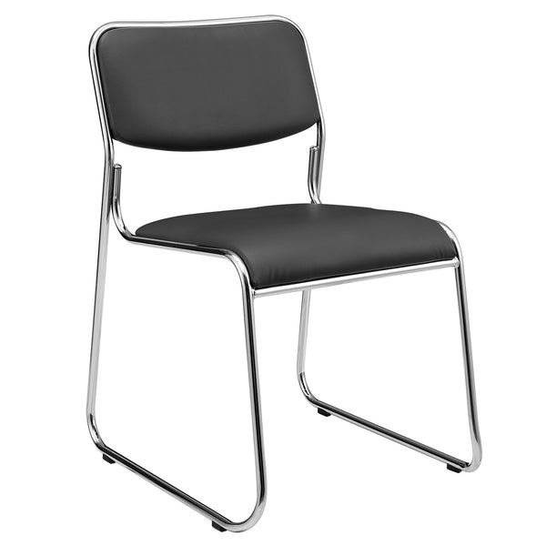 Silla de conferencia juego de 4 con tapizado de cuero sintético en varios colores [pro.tec]