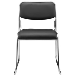 Silla de conferencia juego de 4 con tapizado de cuero sintético en varios colores [pro.tec]