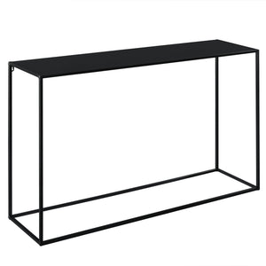 Mesa consola metal negro en varios tamaños [en.casa]