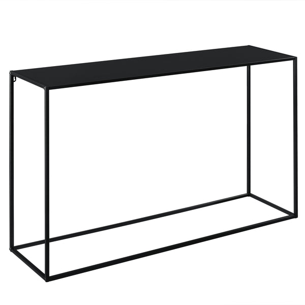 Mesa consola metal negro en varios tamaños [en.casa]