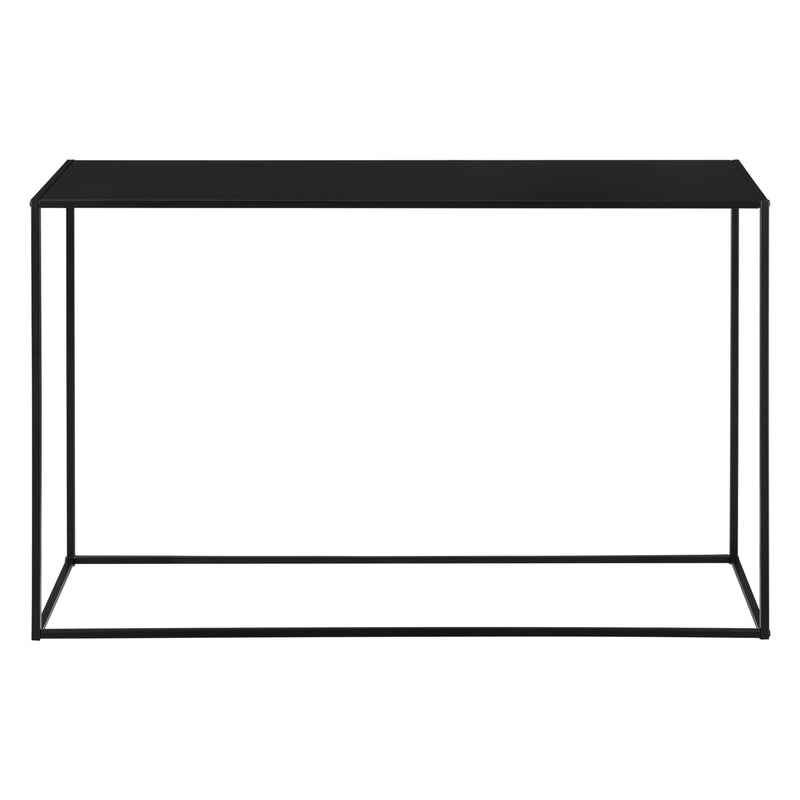 Esquema acotado Mesa consola metal negro en varios tamaños [en.casa]