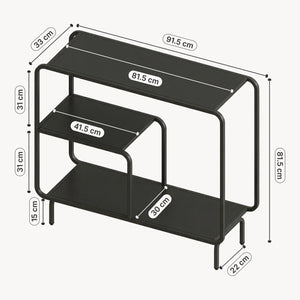 Mesa consola Færder Metal [en.casa]