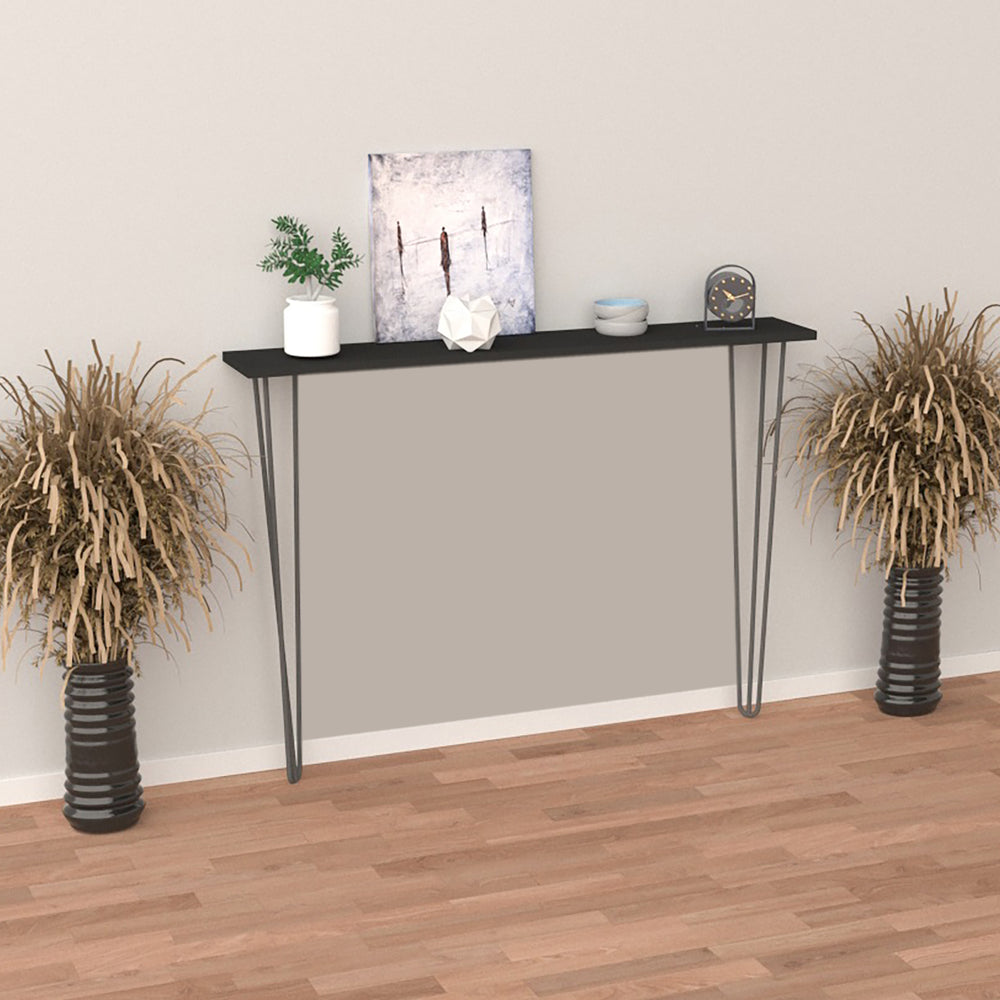 Consola Kokemäki negro varios tamaños [en.casa] - premiumXL