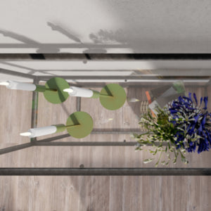 Mesa consola Konnevesi 85x80x30cm en varios colores [en.casa]