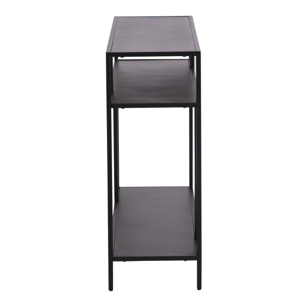 Mesa consola Kumlinge con 2 estantes metal - [en.casa]