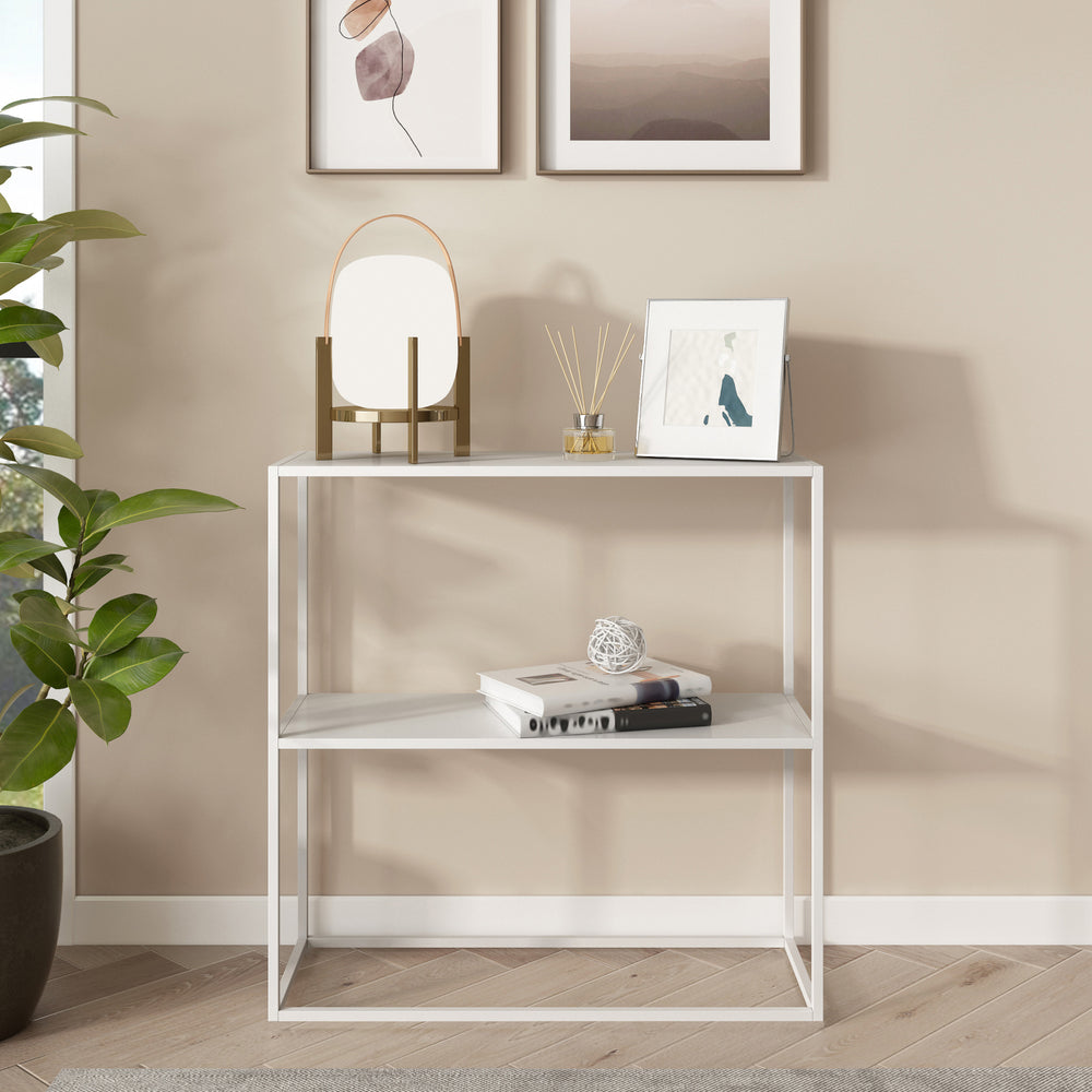 Consola Strömstad 80x80x26cm de acero [en.casa] - premiumXL