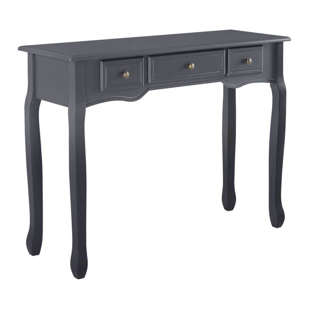 Consola Hirschhorn 100x35x78cm con 3 cajones en varios colores [en.casa] - premiumXL