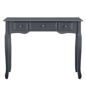 Mesa consola Cuerno de ciervo 100x35x78cm con 3 cajones en varios colores [en.casa]