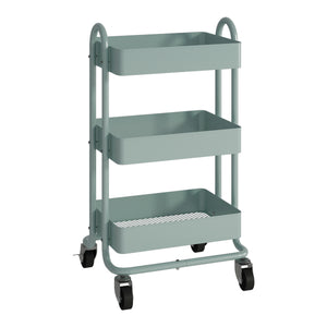 Carro para rollos de cocina Pyhäntä acero [en.casa]