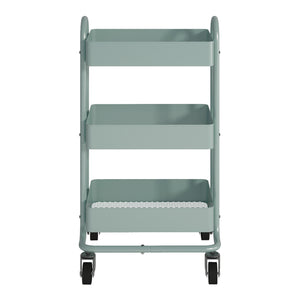 Carro para rollos de cocina Pyhäntä acero [en.casa]