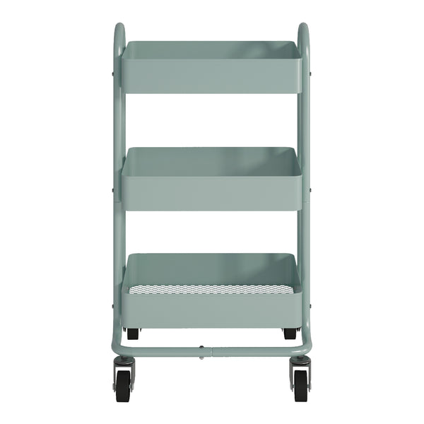 Carro para rollos de cocina Pyhäntä acero [en.casa]