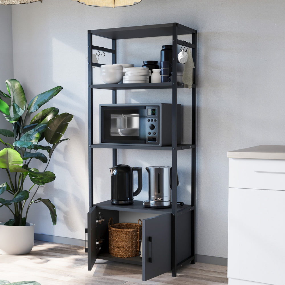 Estantería de cocina Arhuni 139x56x30 cm [en.casa]