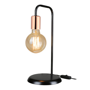 Lámpara de mesa Lancaster E27 de metal en varios colores [lux.pro]
