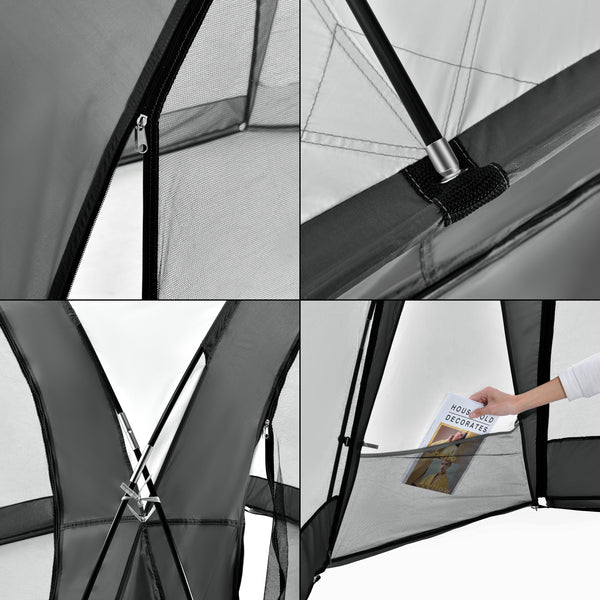 Pabellón LED Grästorp Carpa de fiesta Pabellón de jardín en varios colores [pro.tec]