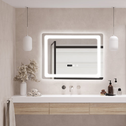 Espejo de baño LED Casoli en varios tamaños [pro.tec] - premiumXL
