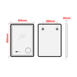 Espejo de baño LED Pescara en varios colores y tamaños [pro.tec]