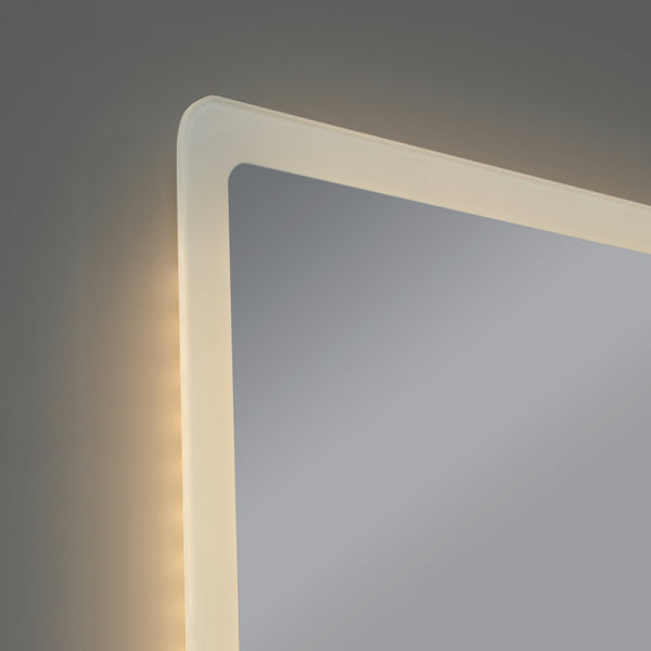 Espejo de baño LED Racale blanco en varios tamaños [pro.tec]