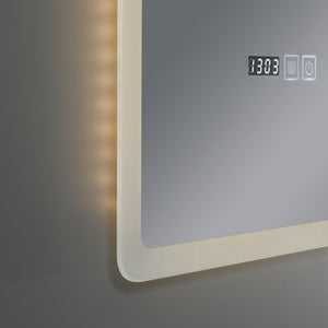 Espejo de baño LED Racale blanco en varios tamaños [pro.tec]