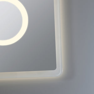 Espejo de baño LED Racale blanco en varios tamaños [pro.tec]