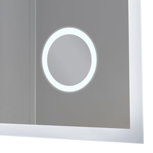 Espejo de baño LED Scafa blanco en varios tamaños [pro.tec]