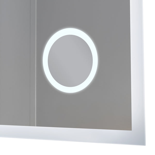 Espejo de baño LED Scafa blanco en varios tamaños [pro.tec]