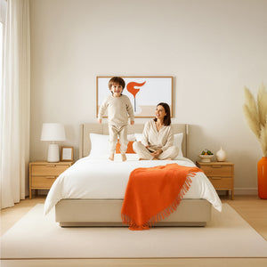 Cama tapizado LED Tröstiar con somier abatible 140/160/180x200cm [en.casa]