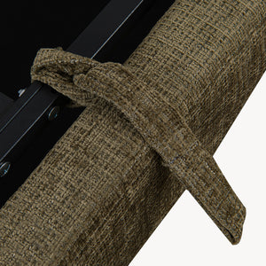 Cama tapizado LED Tröstiar con somier abatible 140/160/180x200cm [en.casa]