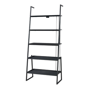 Estantería de tubos Storfjord Negro [en.casa]