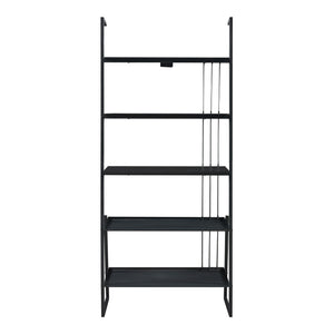 Estantería de tubos Storfjord Negro [en.casa]