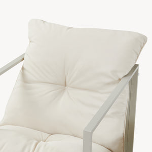 Conjunto de muebles de jardín Karg mesa + 2 sillones [casa.pro]