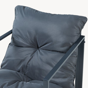 Conjunto de muebles de jardín Karg mesa + 2 sillones [casa.pro]