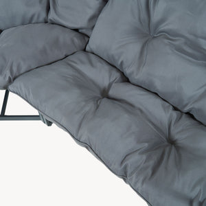 Conjunto de muebles de jardín Karg mesa y sofá modular [casa.pro]
