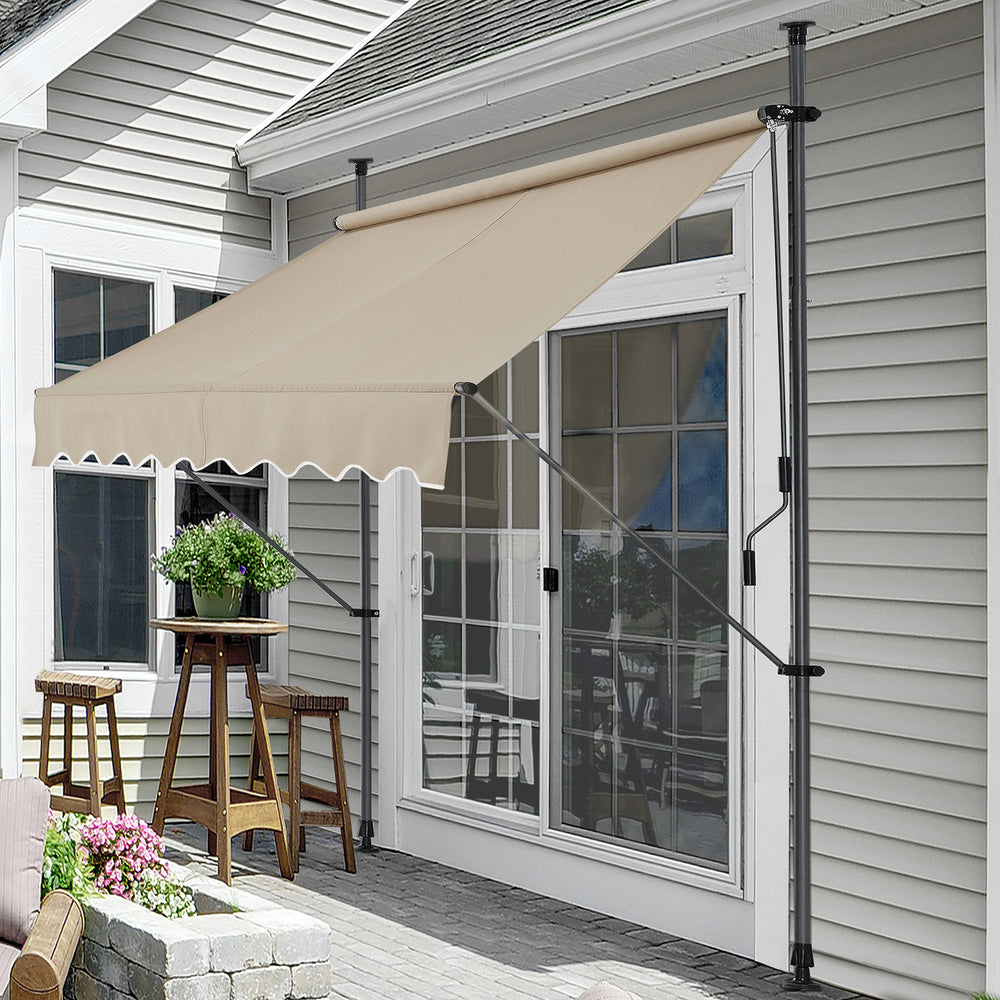 Toldo de sujeción Stem gris o color arena [pro.tec] - premiumXL