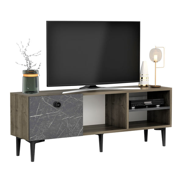 Mesa de televisión Nannestad 45x120x30 cm en varios colores [en.casa]