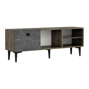 Mesa de televisión Nannestad 45x120x30 cm en varios colores [en.casa]