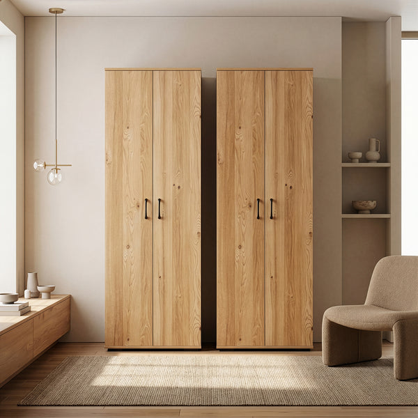 Armario multiusos Chalvefted puertas compartimentos [en.casa]