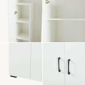 Armario multiusos Chalvefted puertas compartimentos [en.casa]