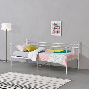 Cama de metal Arjeplog 90x200 cm hasta 150 kg varios colores en.casa
