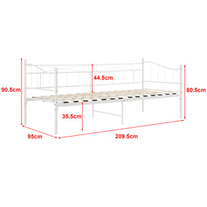 Cama de metal Arjeplog 90x200 cm hasta 150 kg varios colores en.casa