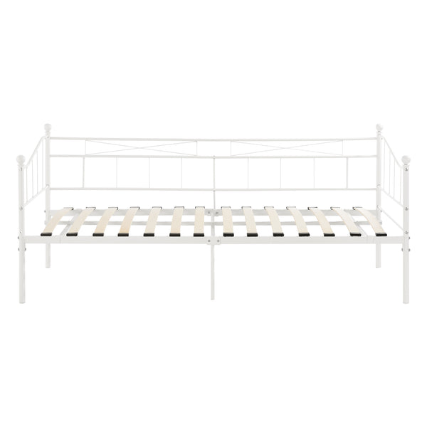 Cama de metal Arjeplog 90x200 cm hasta 150 kg varios colores en.casa