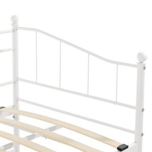 Cama de metal Arjeplog 90x200 cm hasta 150 kg varios colores en.casa