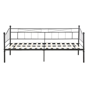 Cama de metal Arjeplog 90x200cm con colchón varios colores en.casa