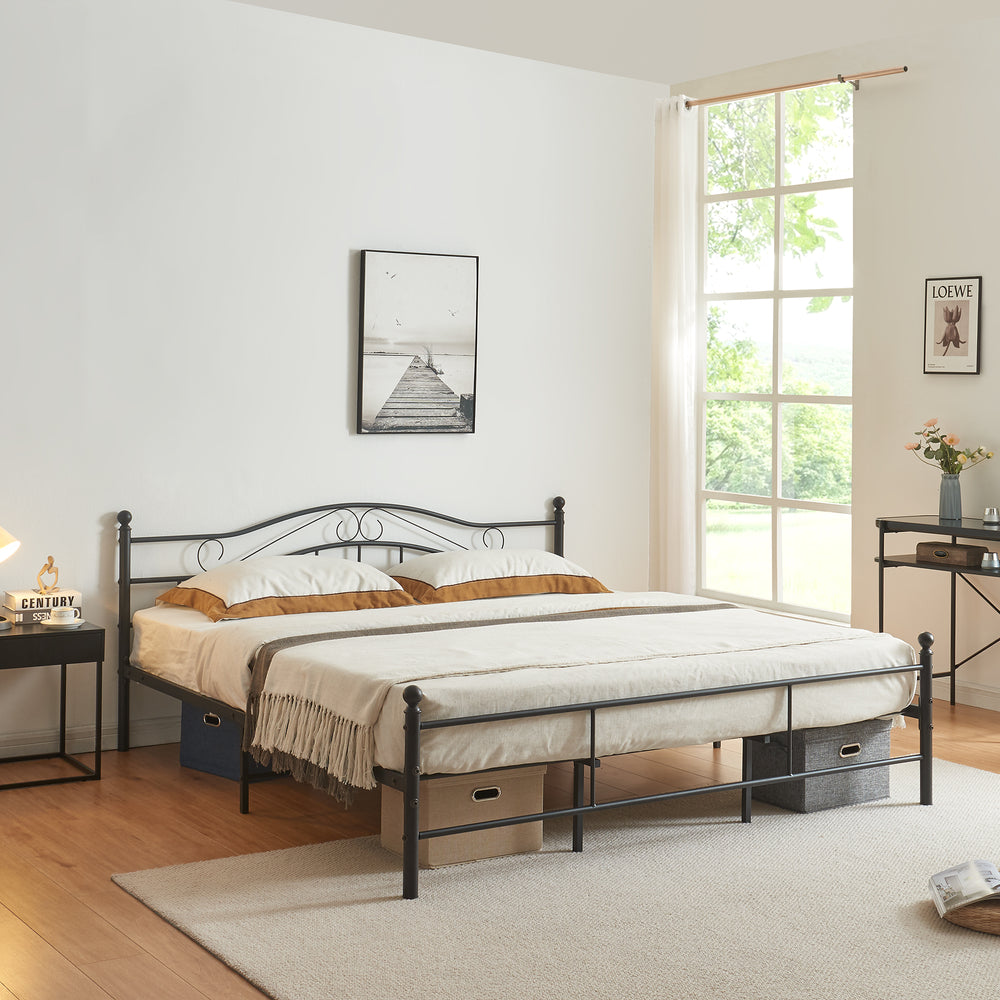 Cama de metal Florenz en varios colores y tamaños [en.casa] - premiumXL