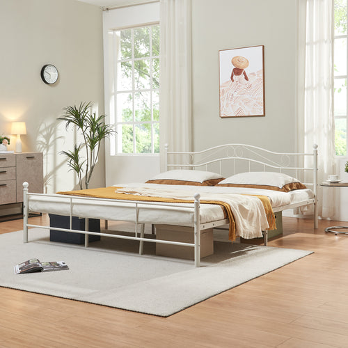Cama de metal Florenz en varios colores y tamaños [en.casa] - premiumXL