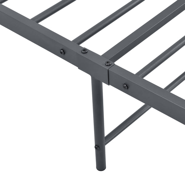 Cama de metal Alvesta 90x200 cm con cabecera y piecera varios colores en.casa
