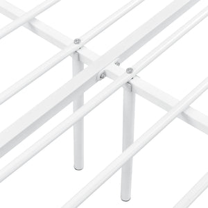 Cama de metal Apolda hasta 300 kg varios tamaños blanco [en.casa]
