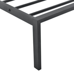 Cama de metal Imatra acero negro [en.casa]