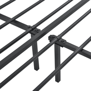 Cama de metal Imatra acero negro [en.casa]