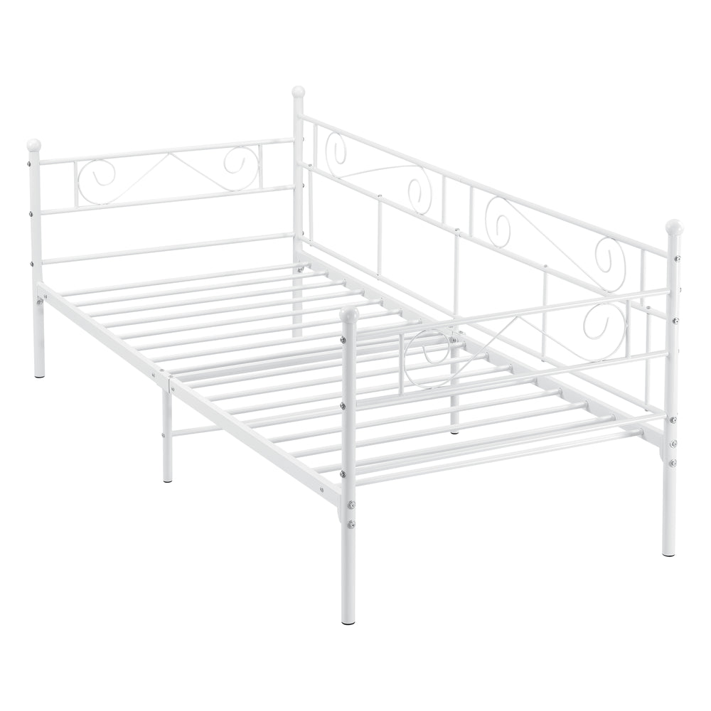 Cama de metal Kerava 90x200 cm en varios colores en.casa - premiumXL