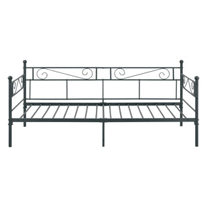 Cama de metal Kerava 90x200 cm con colchón de espuma fría varios colores en.casa